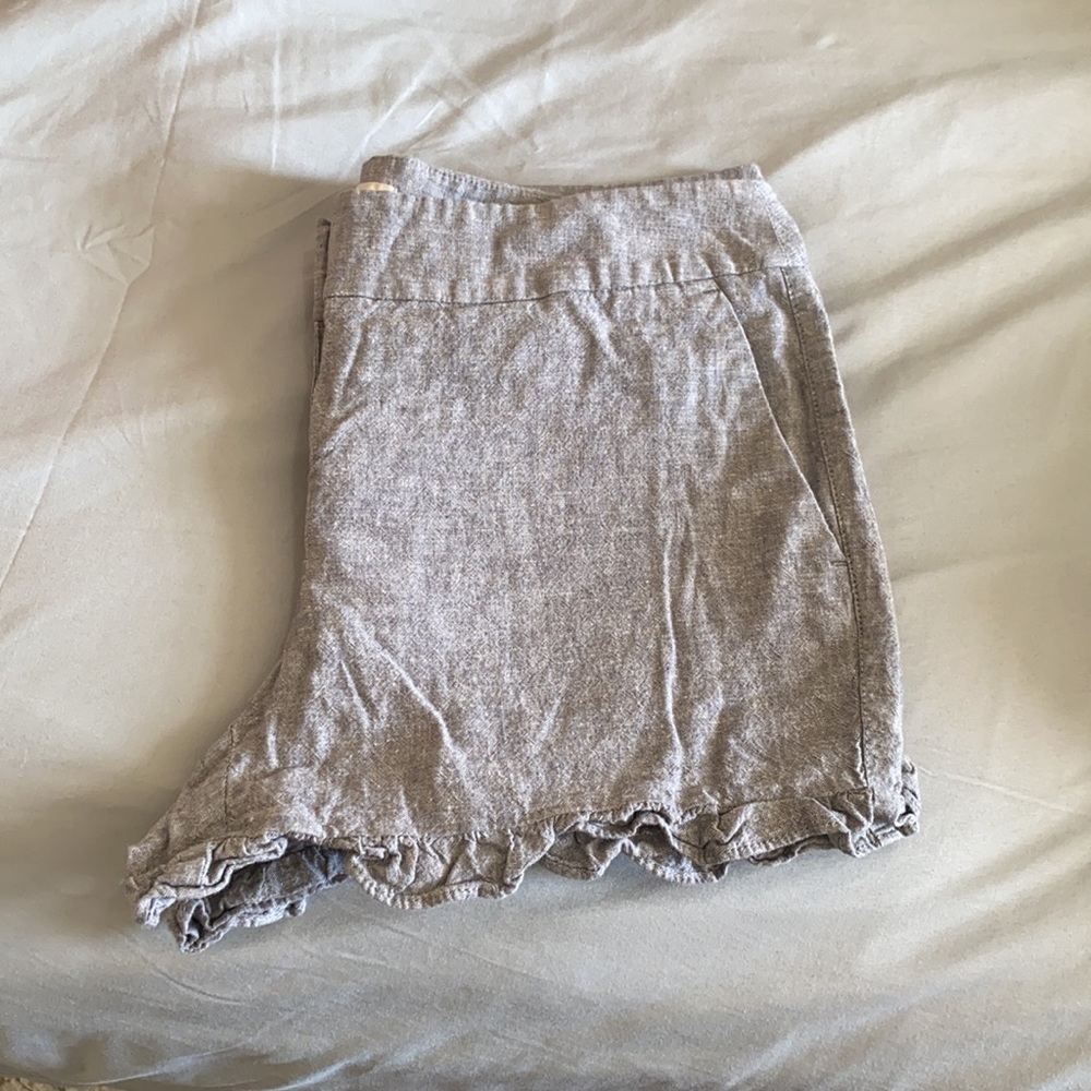 Ann Taylor Loft Ruffle Shorts - Picture 7 of 8